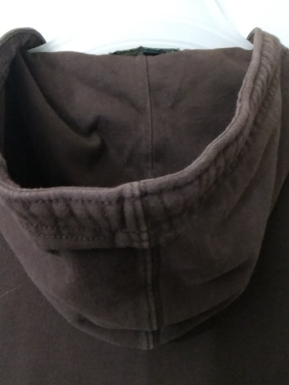 Ralph Lauren Brown Hooded Pullover with Snap Placket Men's Sz XL - Picture 9 of 12